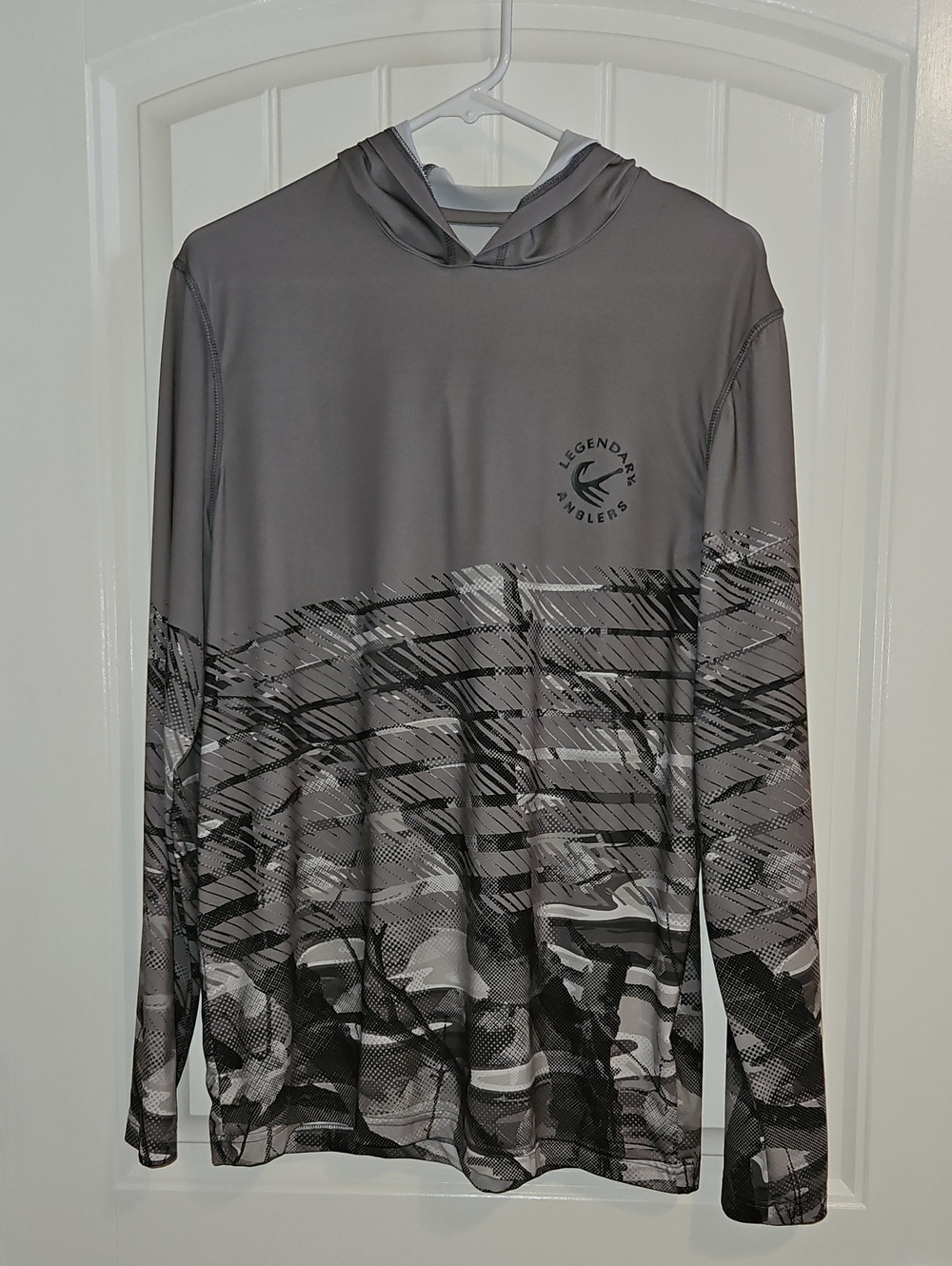 Legendary Whitetails Gray Black Camo Performance Hoodie